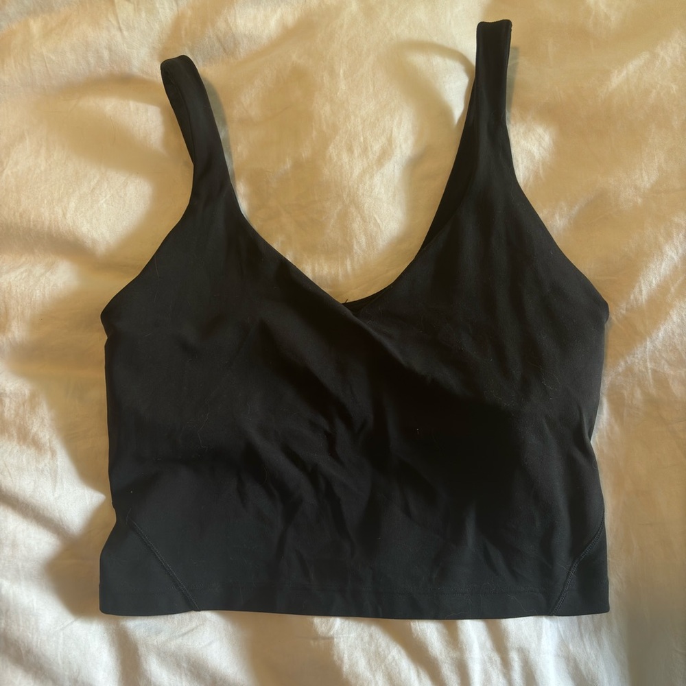 Like New Lululemon Black align tank size 8